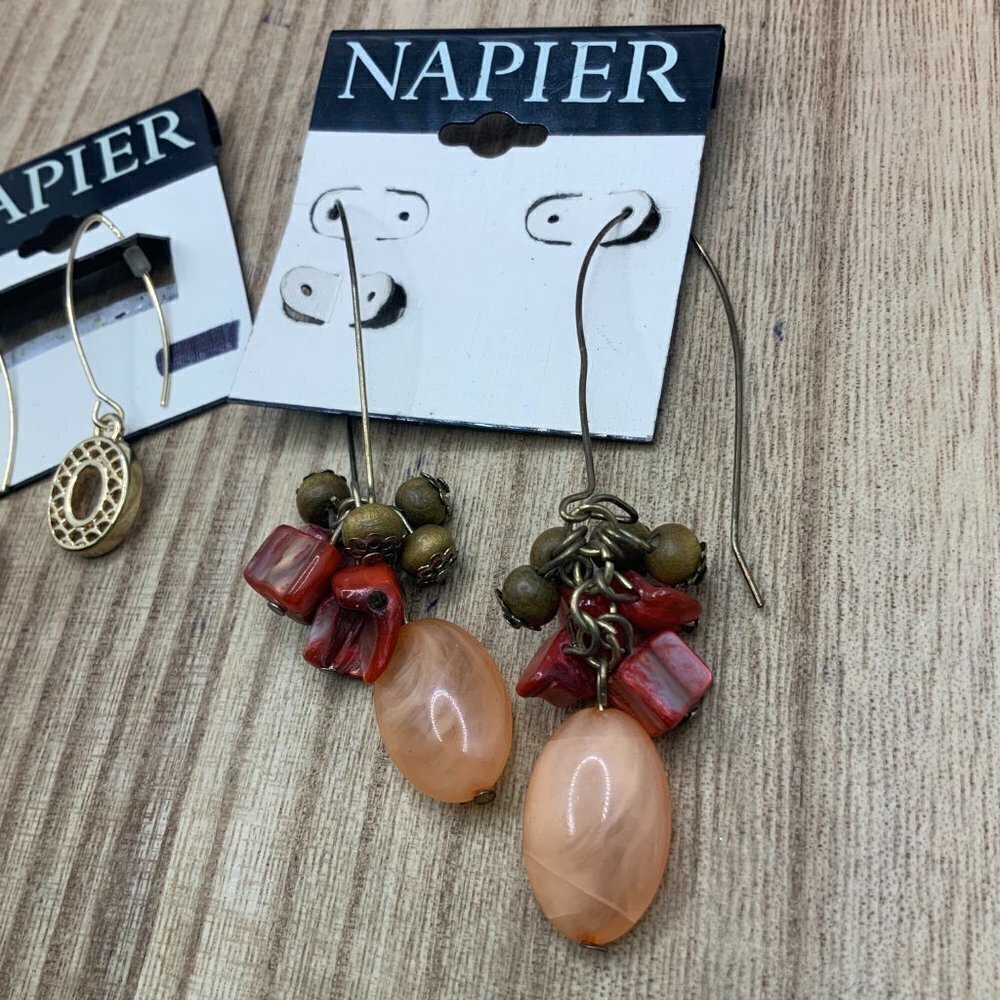 Napier NWT Bundle Dangling Earrings - Picture 5 of 5
